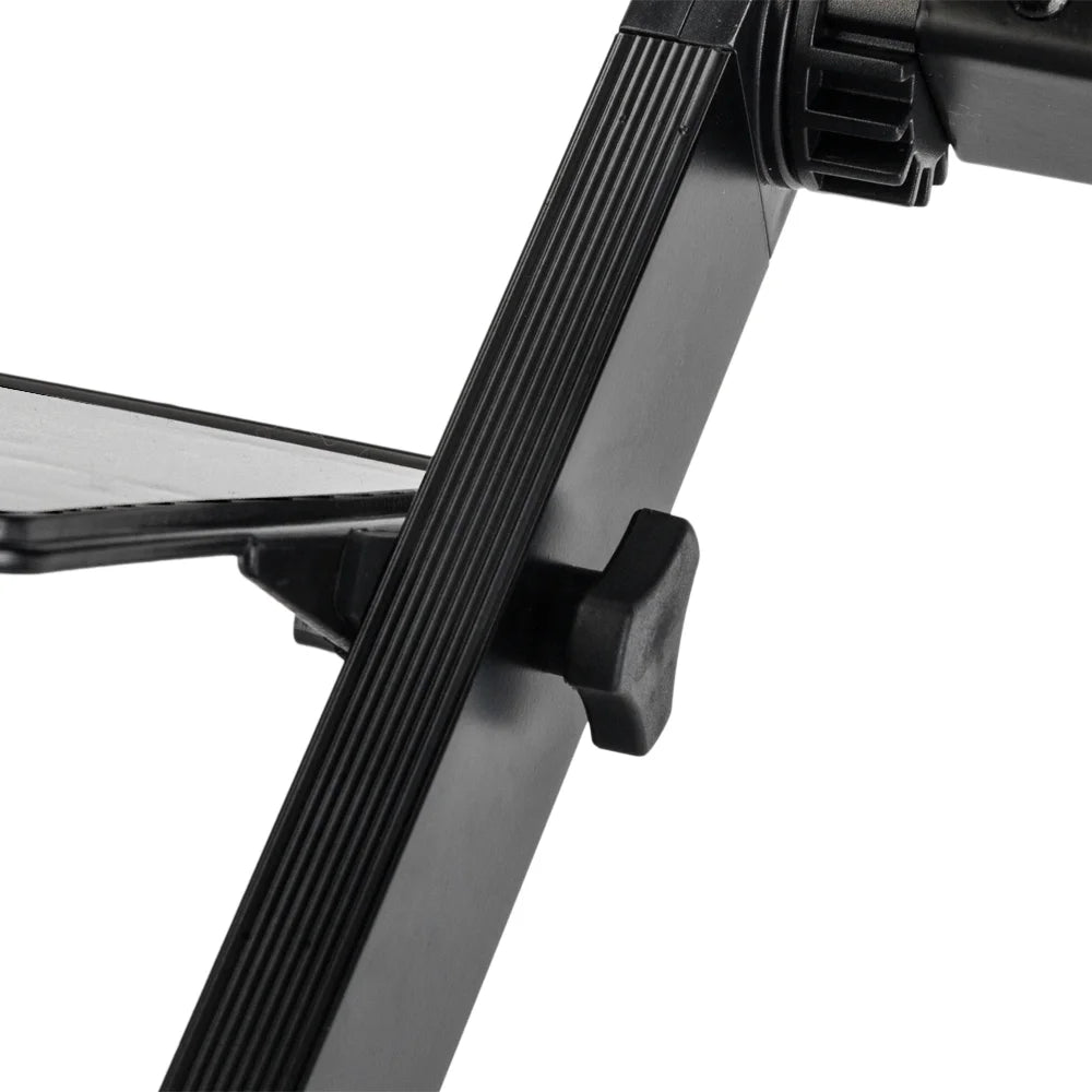 360° Adjustable Folding Laptop Notebook Desk + Cooling Fan Table Stand Bed Tray